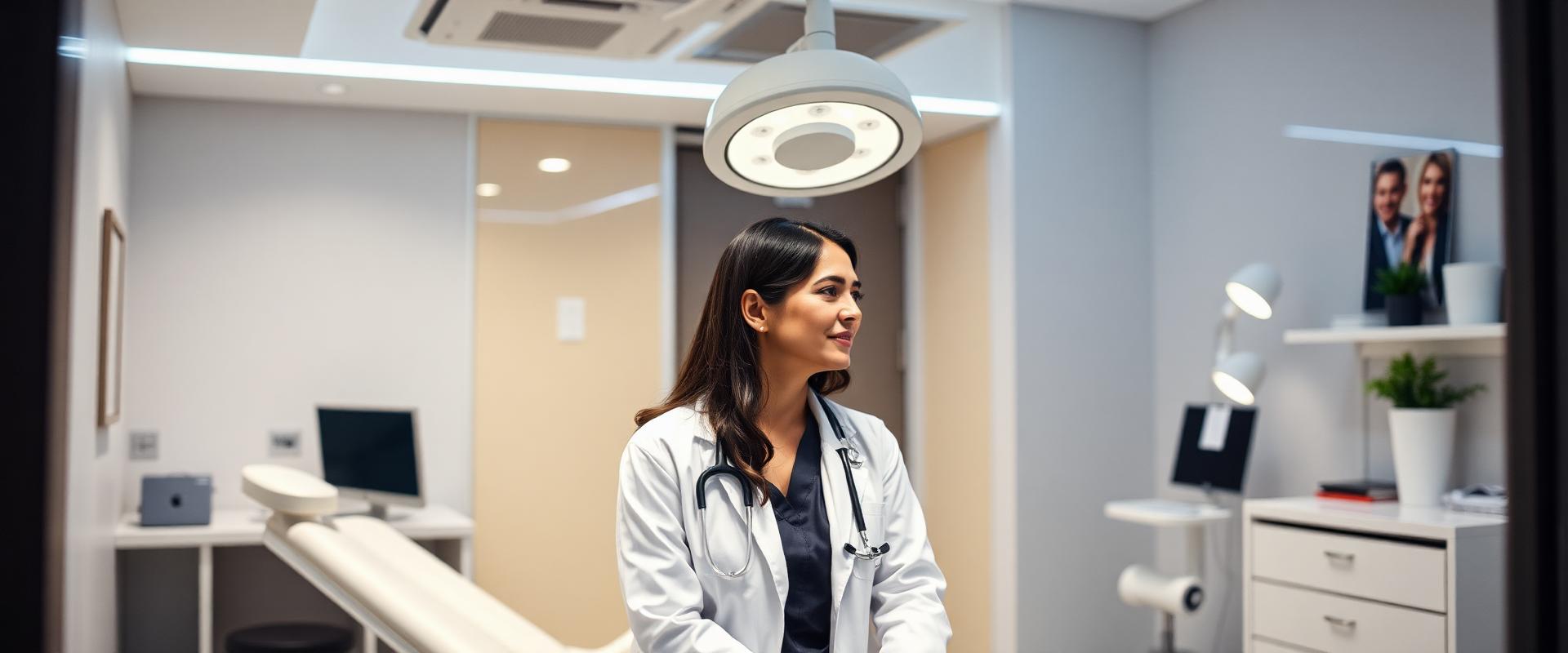 Healthcare Digital Marketing | Heidlebaugh Digital Doctor and patient in modern medical practice consultation — Heidlebaugh Digital healthcare marketing