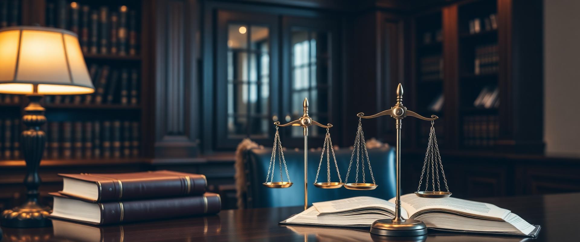 Attorney at desk with law books and legal documents — Heidlebaugh Digital law firm marketing