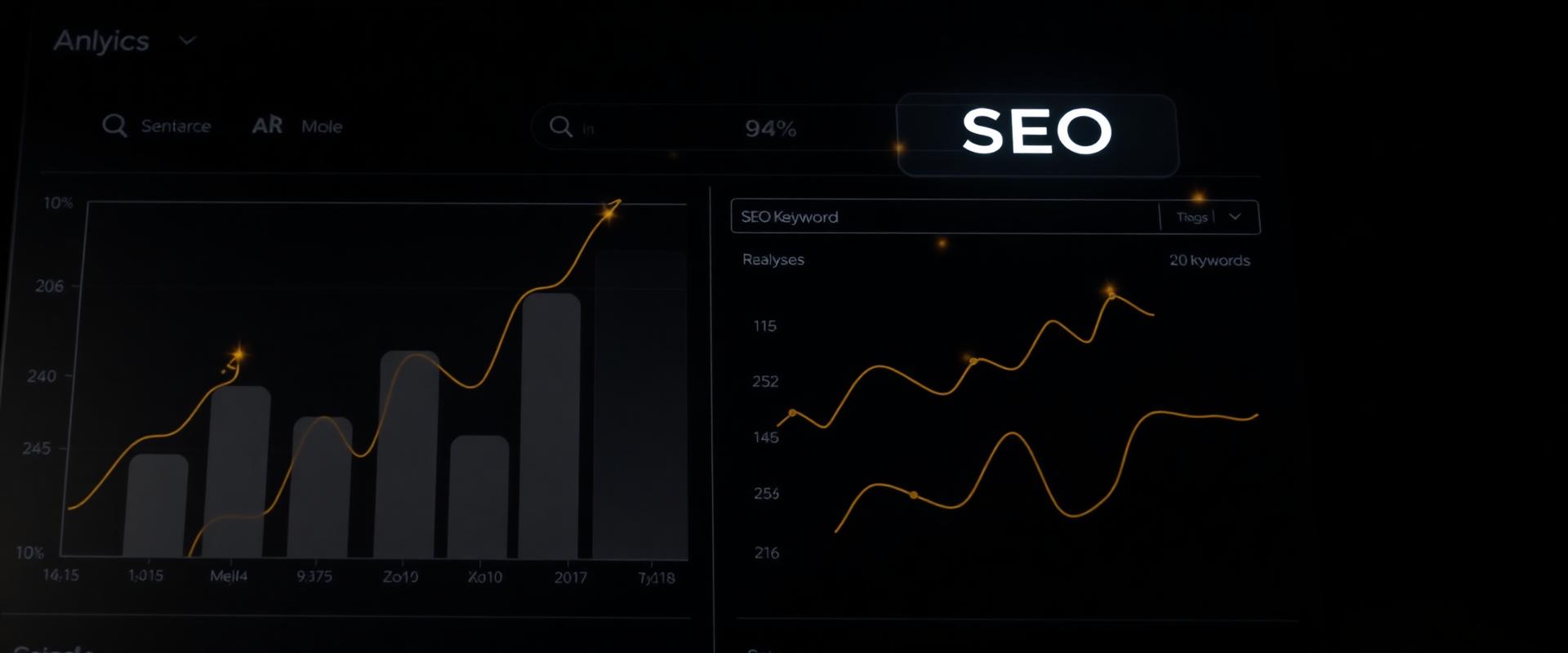 SEO Services | Heidlebaugh Digital SEO analytics dashboard showing keyword rankings and organic traffic growth — Heidlebaugh Digital SEO services
